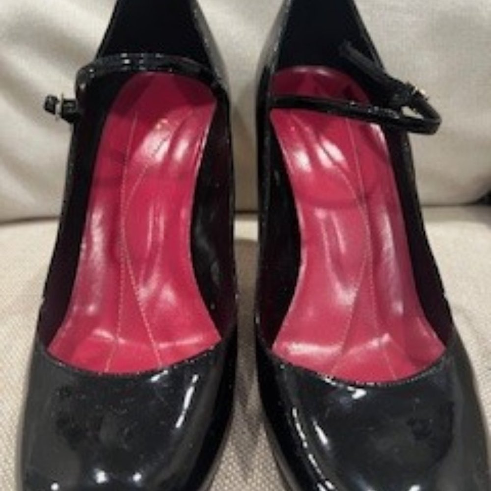 PreOwned Kate Spade Katie Black Patent Mary Janes Size 10
